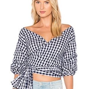 Lovers + Friends bow blouse